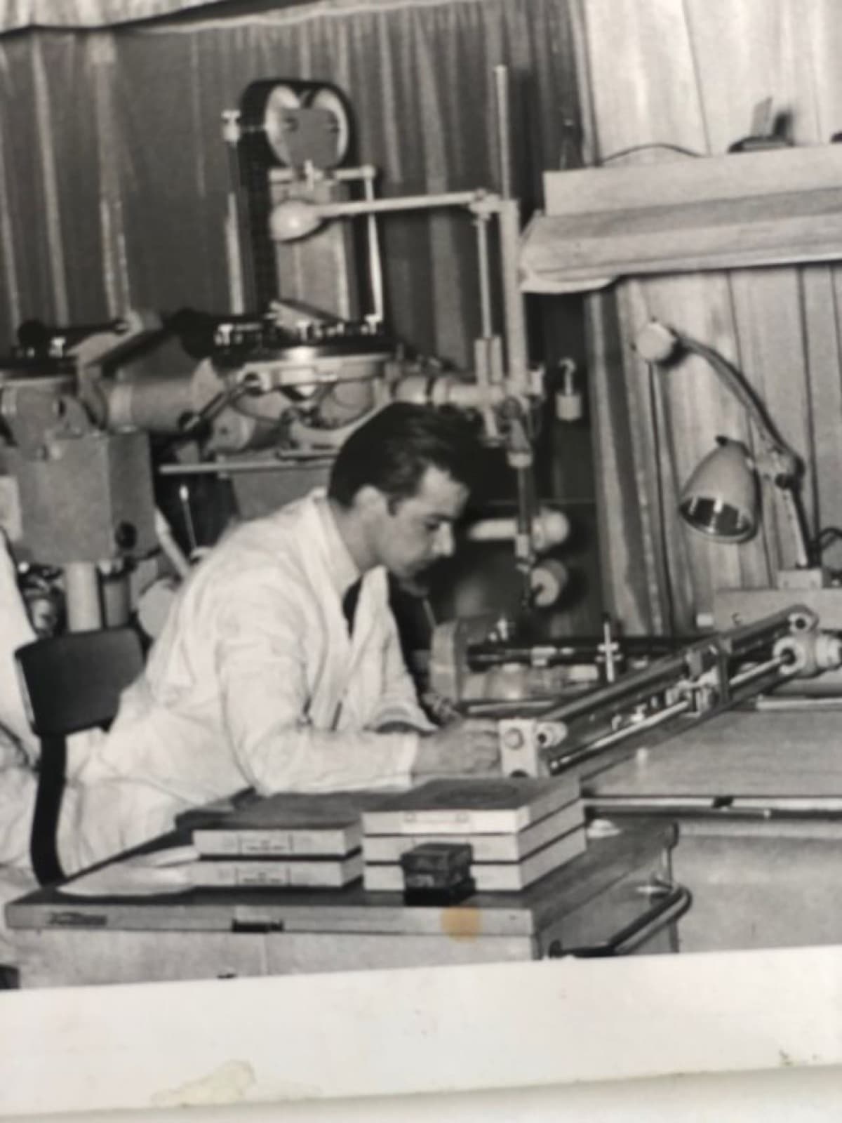 Captain İlhan Durupınar at his photogrammetry desk
