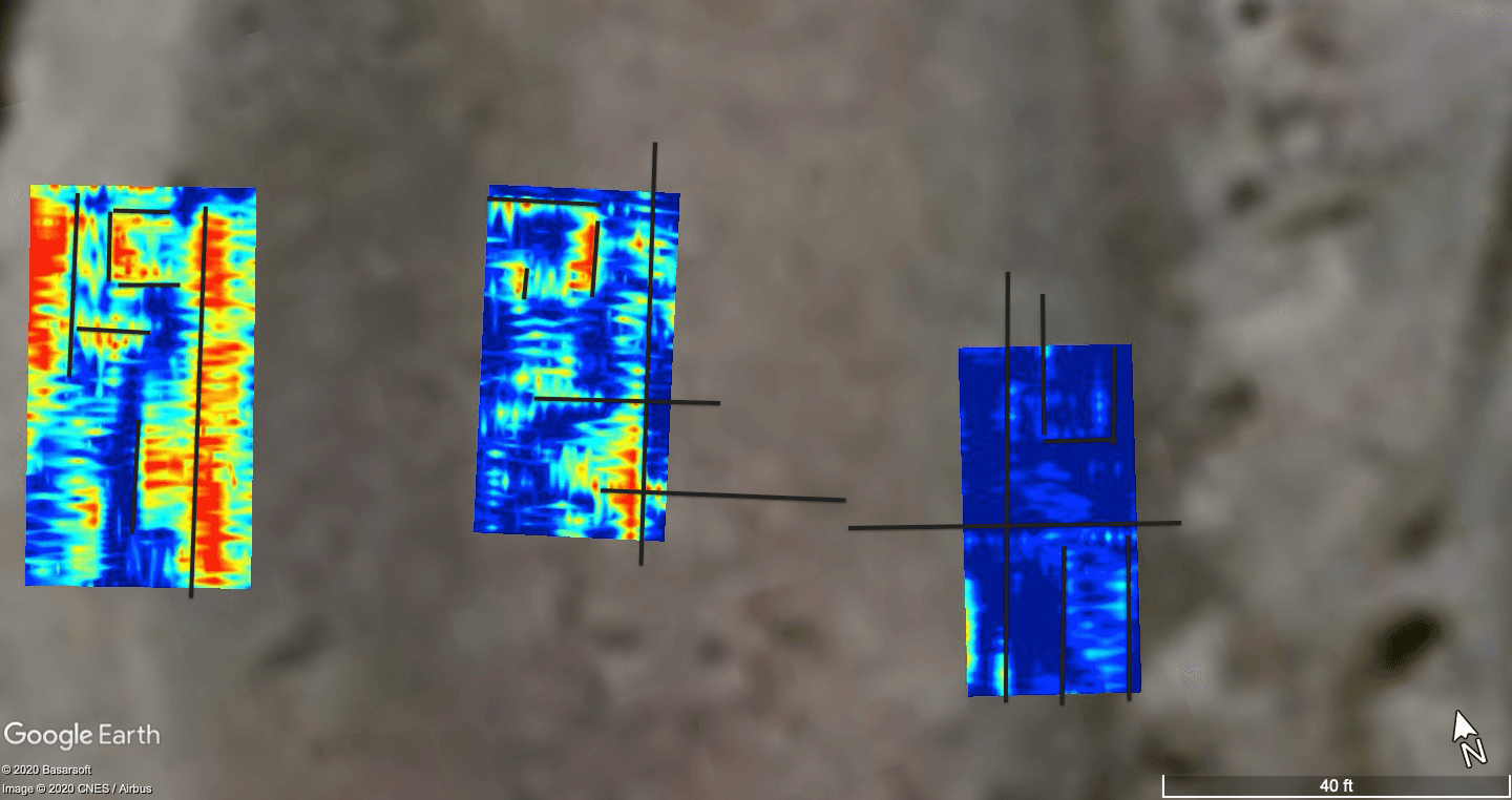 Multi-depth Ground Penetrating Radar visualization of subsurface anomalies