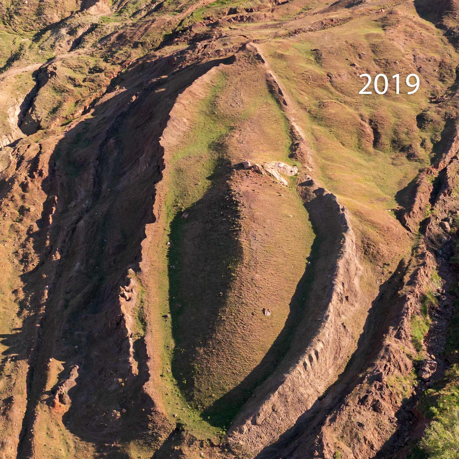 2019 drone photograph of the Durupınar formation