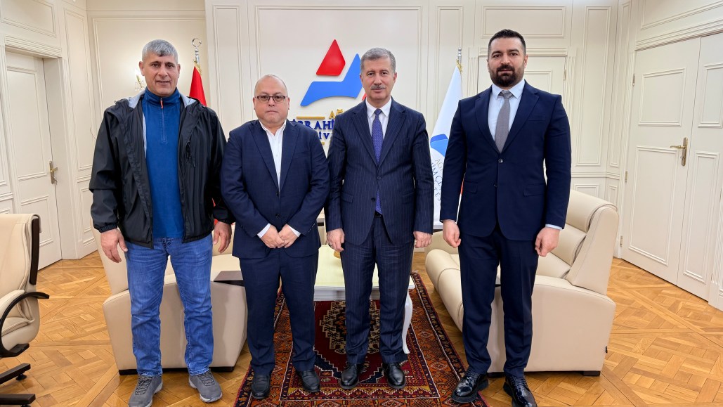 Andrew Jones held a highly productive meeting with the Rector of Ağrı İbrahim Çeçen University, Prof. Dr. İlhami Gülçin, and his assistant, Dr. Nimetullah Aldemir.